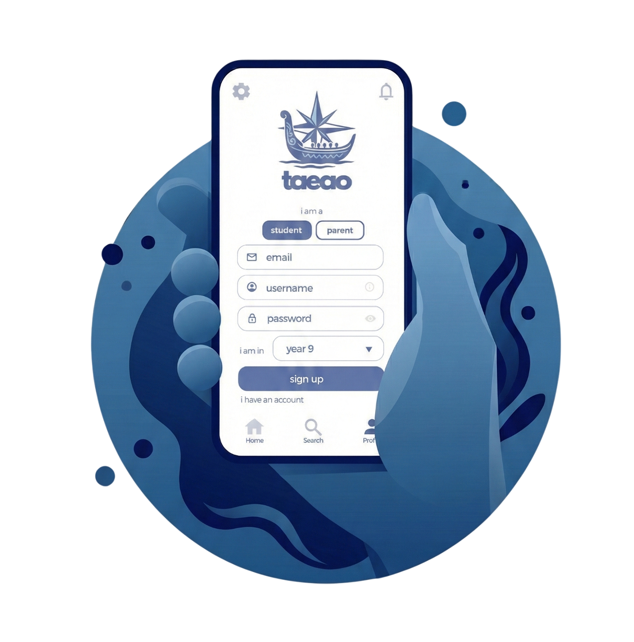 Taeao screen example